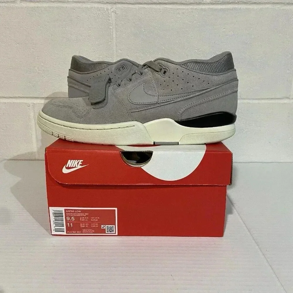 Nike Air Alpha Force 88 AAF88 Low Men's Sneakers FJ4184-001 Size 9.5 Medium Grey